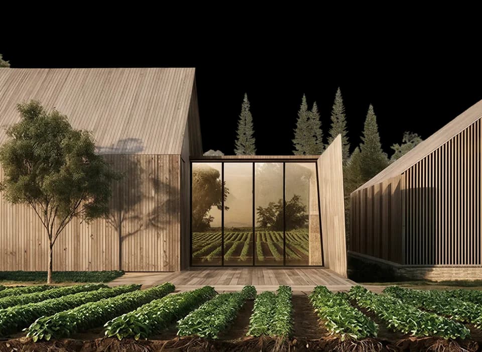 IHAVEN Farm — sustainable architecture integrated with nature